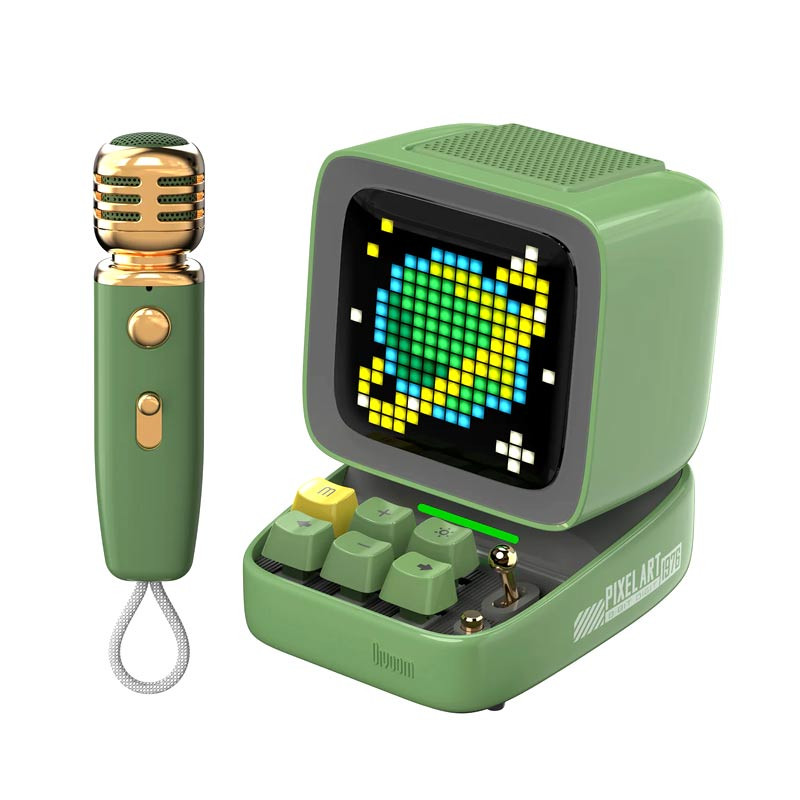 Divoom Ditoo Mic Mini Karaoke Bluetooth Speaker - Green