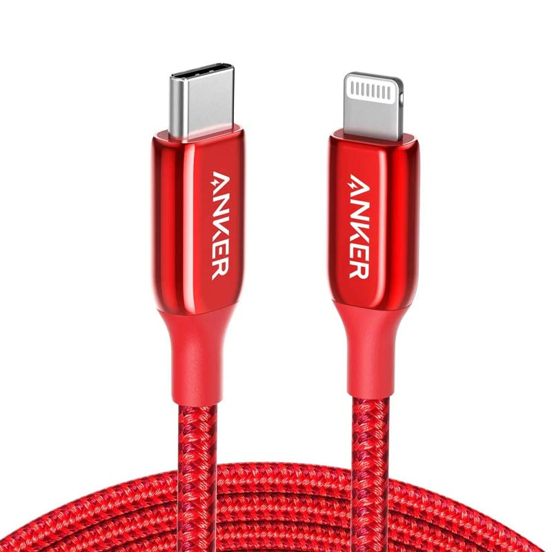 Anker Powerline+III USB-C to Lightning Cable 0.9 m Red