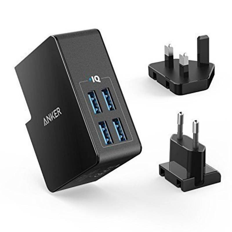 Anker PowerPort 4 Lite 27W Black