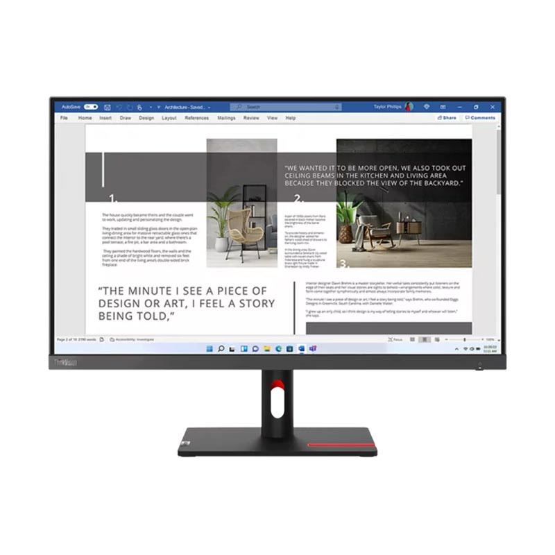 Monitor Lenovo ThinkVision S27i-30 27 (63DFKAT4EU)